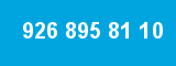 926 895 81 10